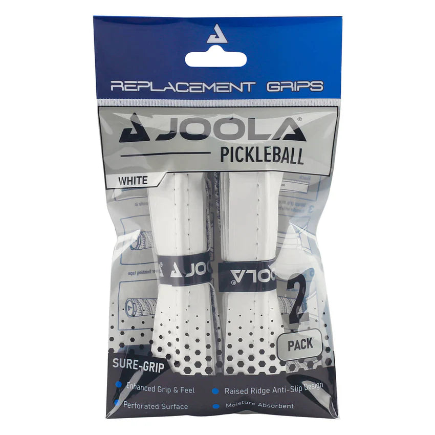 Joola Replacement white Ridge Grips (2 pack)