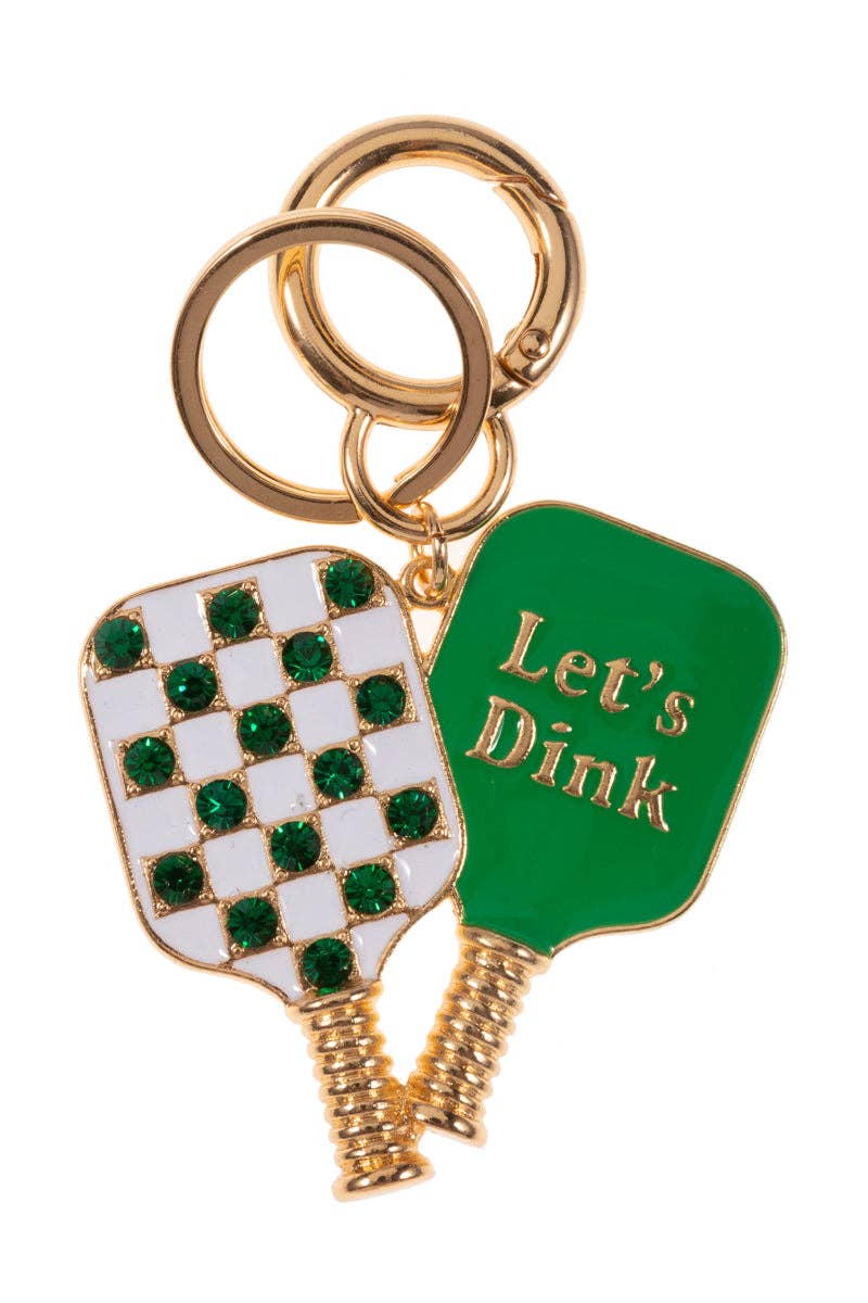 Influence Pickleball keychain (Let's Dink)