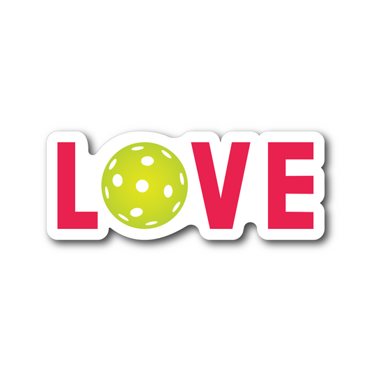 Racquet Inc Pickleball Love Magnet - Pink