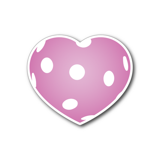 Racquet Inc Pickleball Heart Magnet - Pink