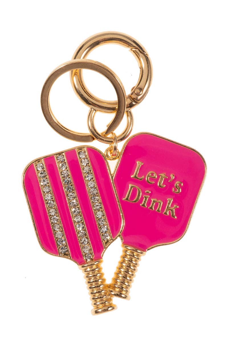 Influence Pickleball keychain (Let's Dink)