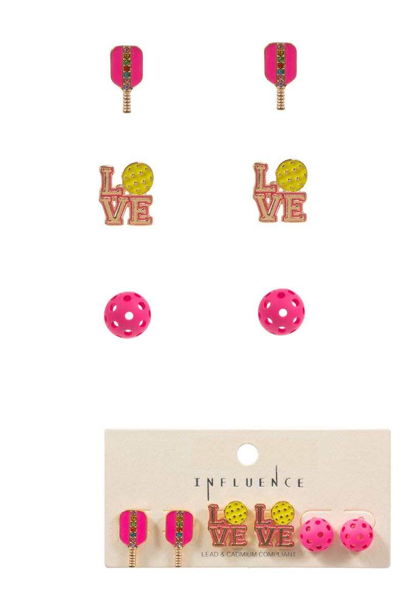 Influence Pickleball earrings