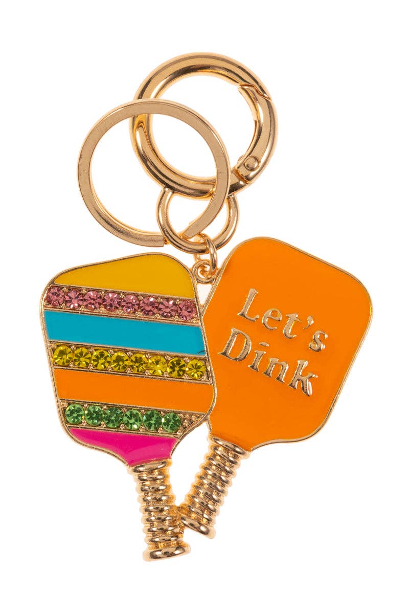 Influence Pickleball keychain (Let's Dink)