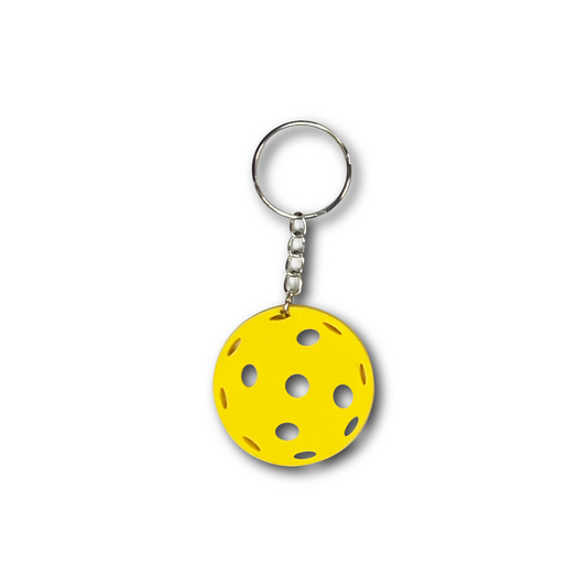 Racquet Inc Pickleball Keychain - Yellow