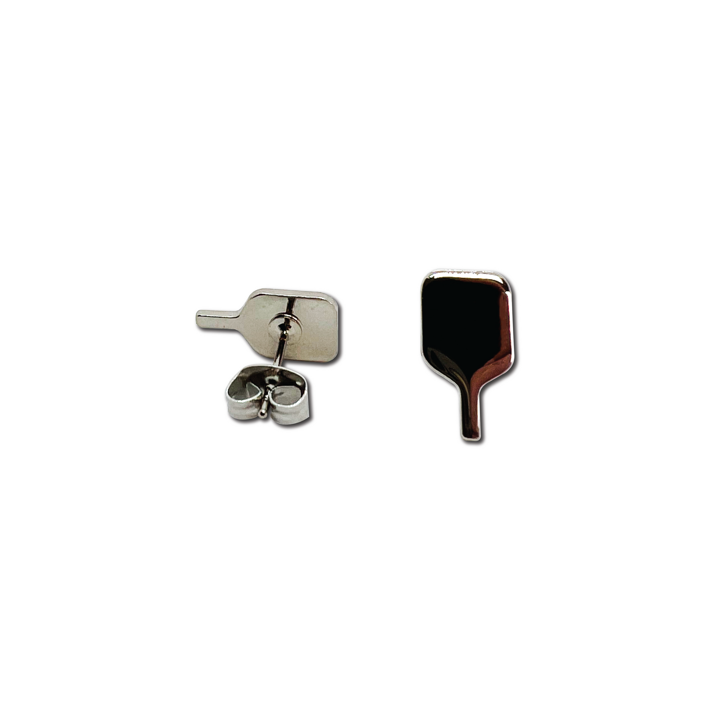 Racquet Inc Pickleball Paddle Earrings - Silver