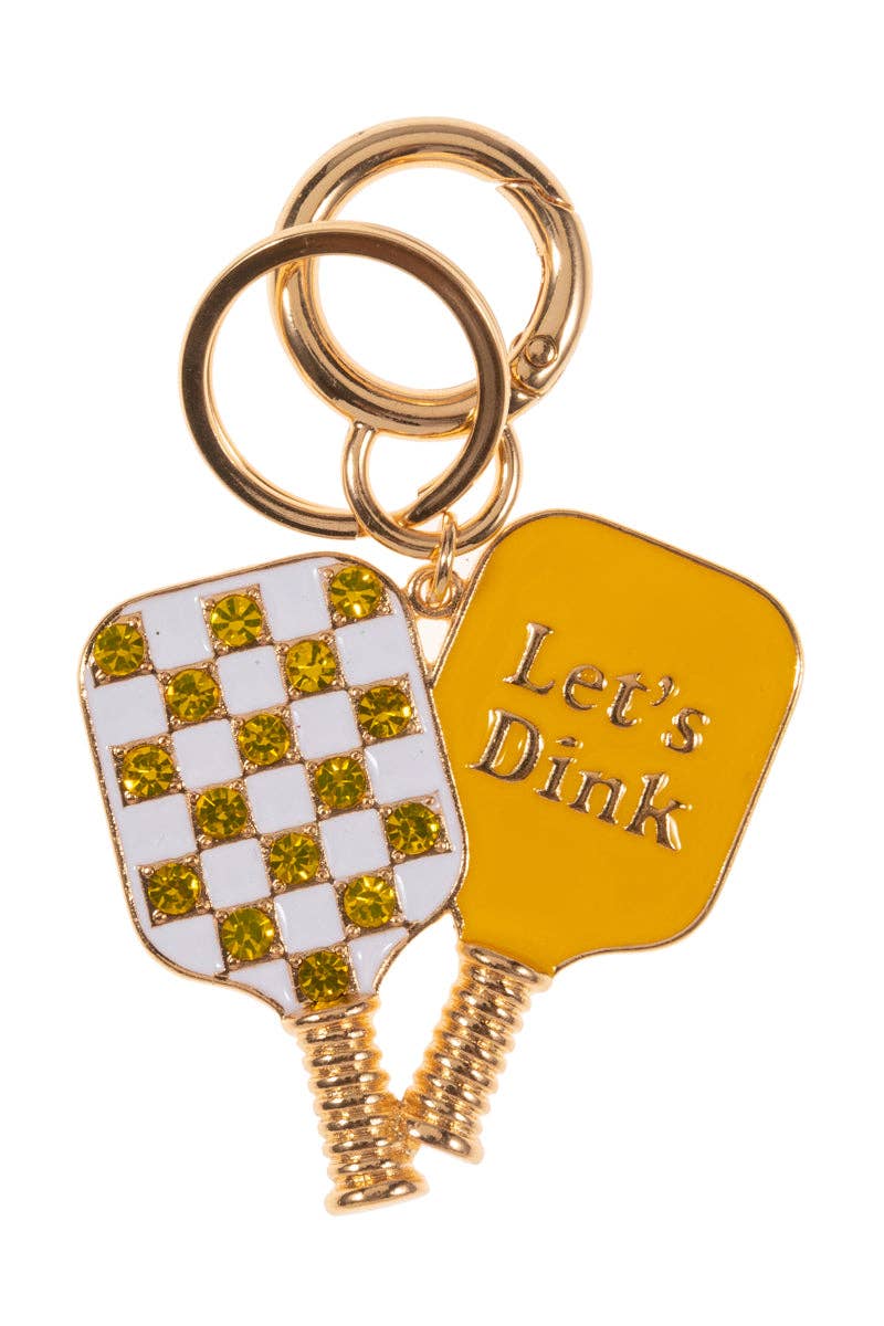 Influence Pickleball keychain (Let's Dink)