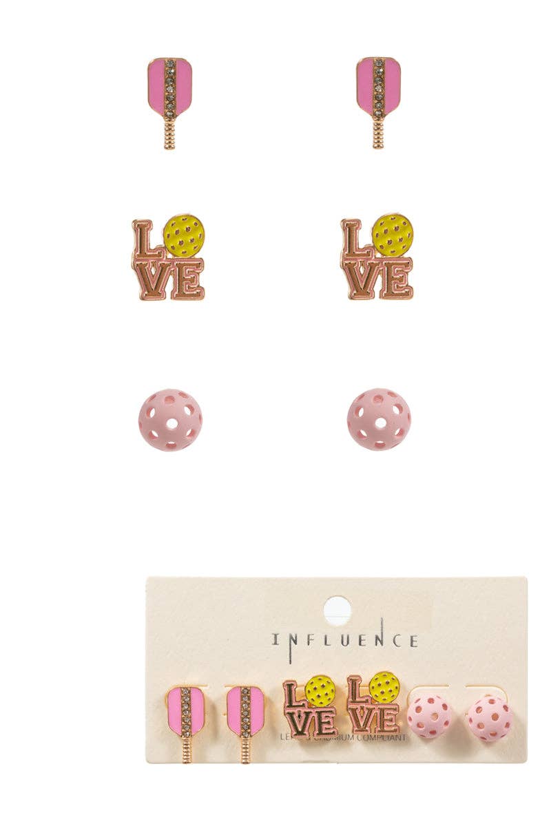 Influence Pickleball earrings