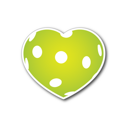 Racquet Inc Pickleball Heart Magnet - Green