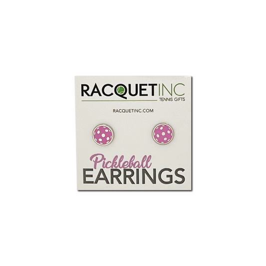 Racquet Inc Flat Pickleball Earrings - Pink