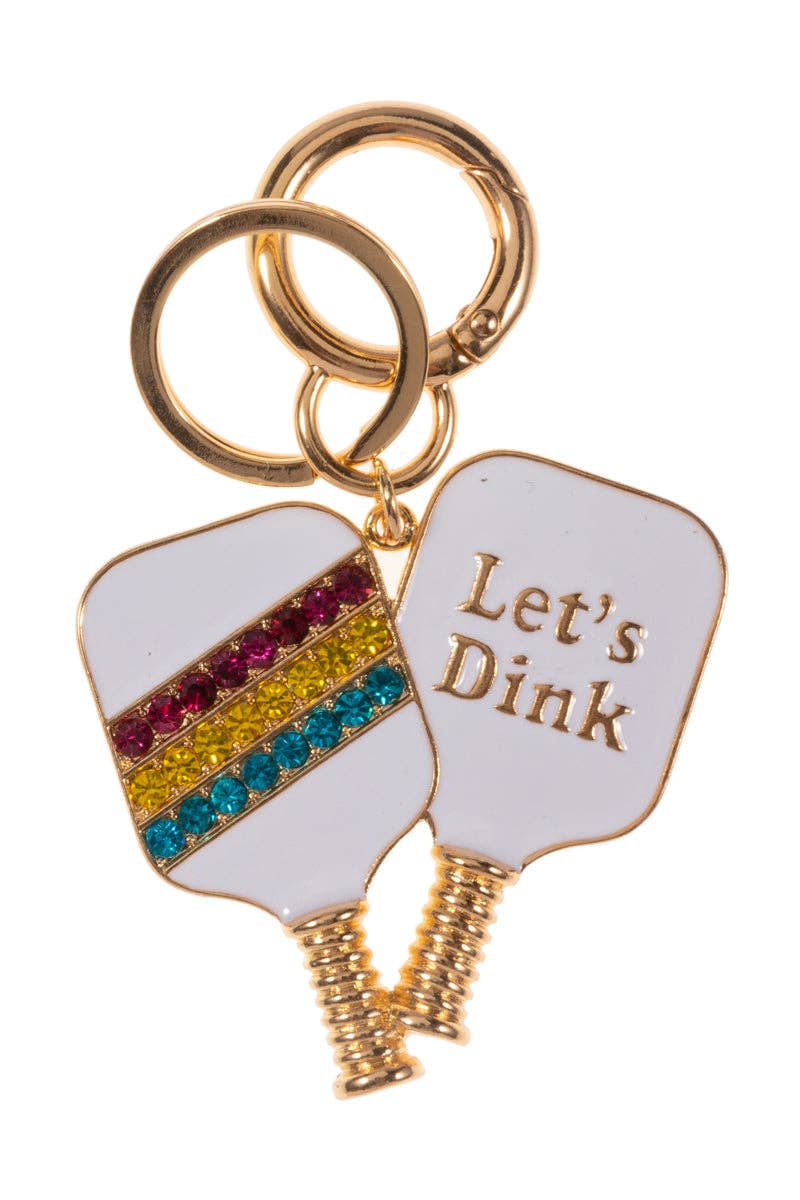 Influence Pickleball keychain (Let's Dink)