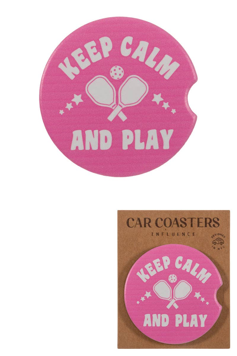 Influence Pickleball car coaster