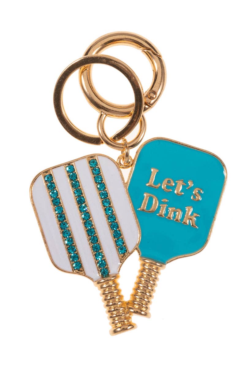 Influence Pickleball keychain (Let's Dink)