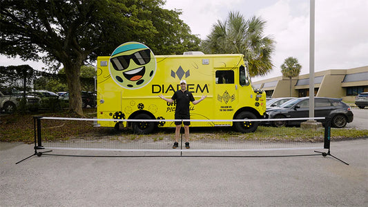 Diadem Premier Rollout Pickleball Net